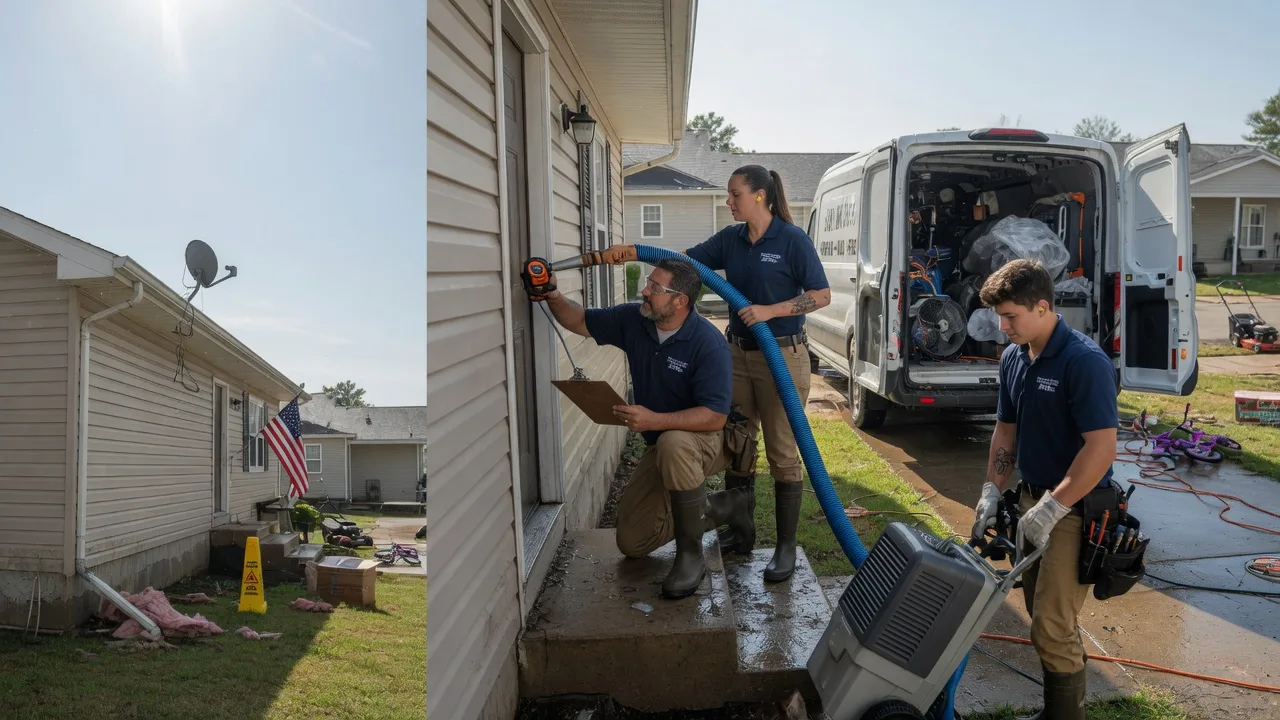 Ceiling Water Damage Restoration in Quebeck, TN near me